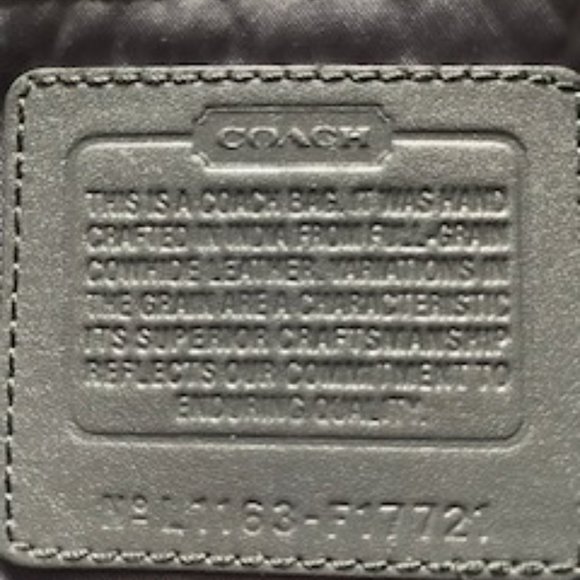 Coach Metallic Handbag - Picture 3 of 8